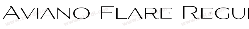 Aviano Flare Regula字体转换
